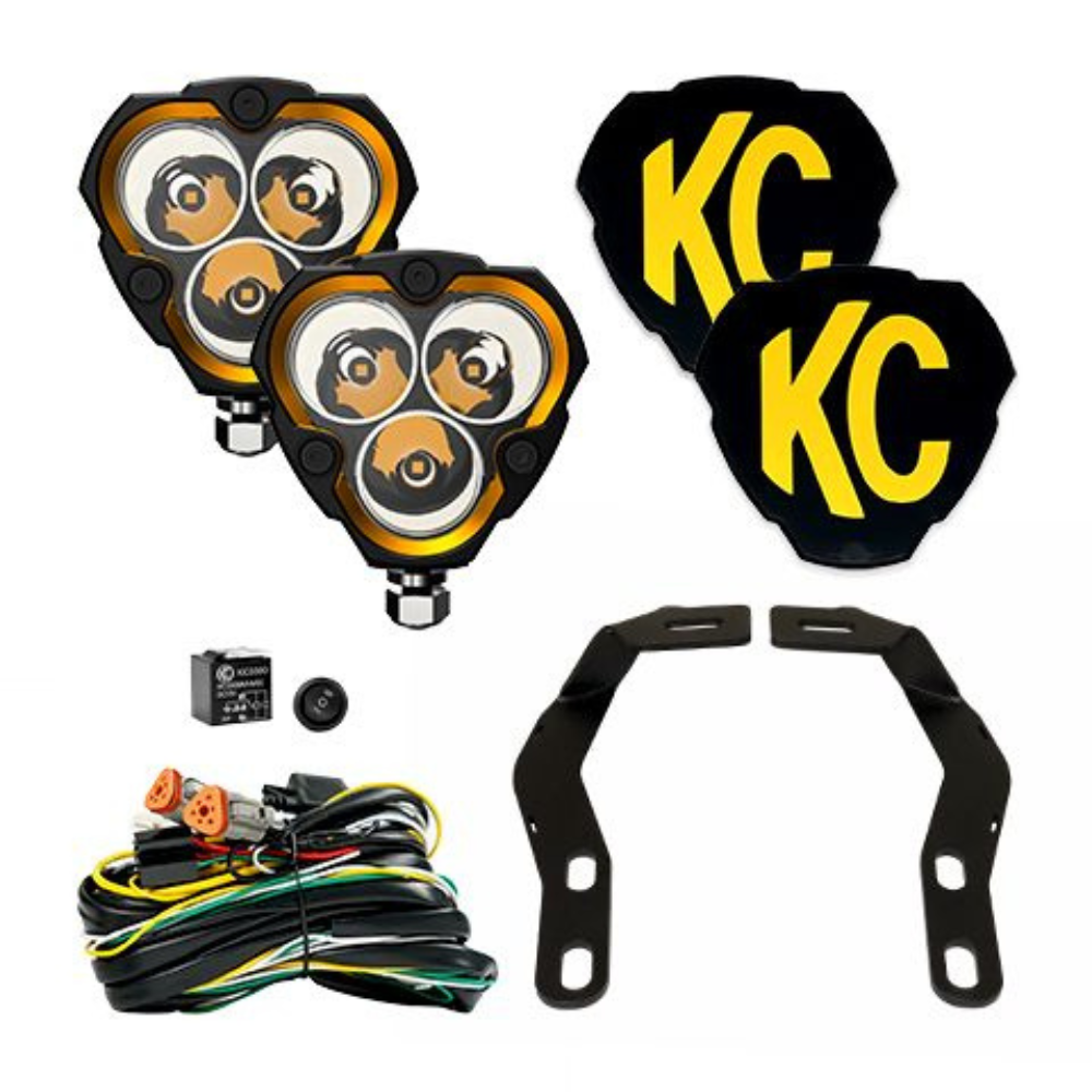 A-Pillar | Ditch Mount and Lights Bundle Fits 2005-2024 Toyota Tacoma