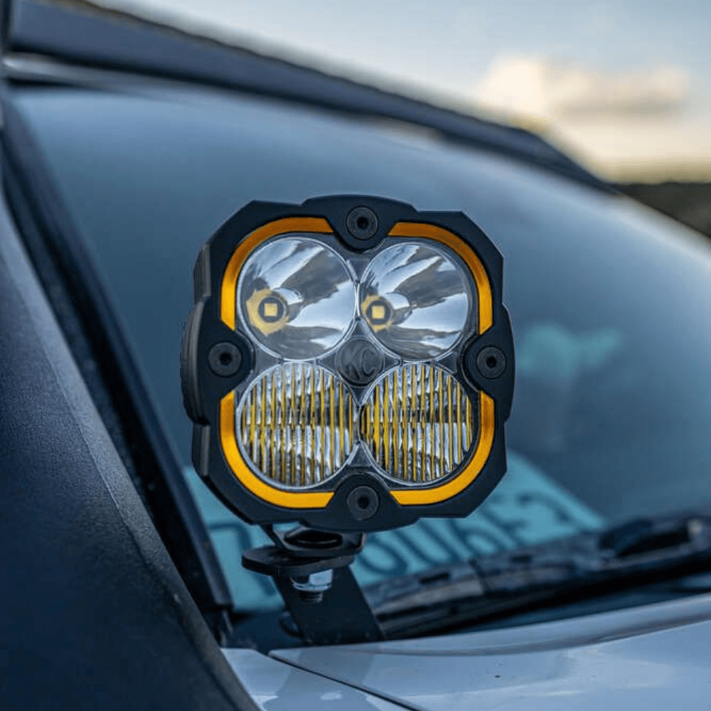 A-Pillar | Ditch Mount and Lights Bundle Fits 2005-2024 Toyota Tacoma