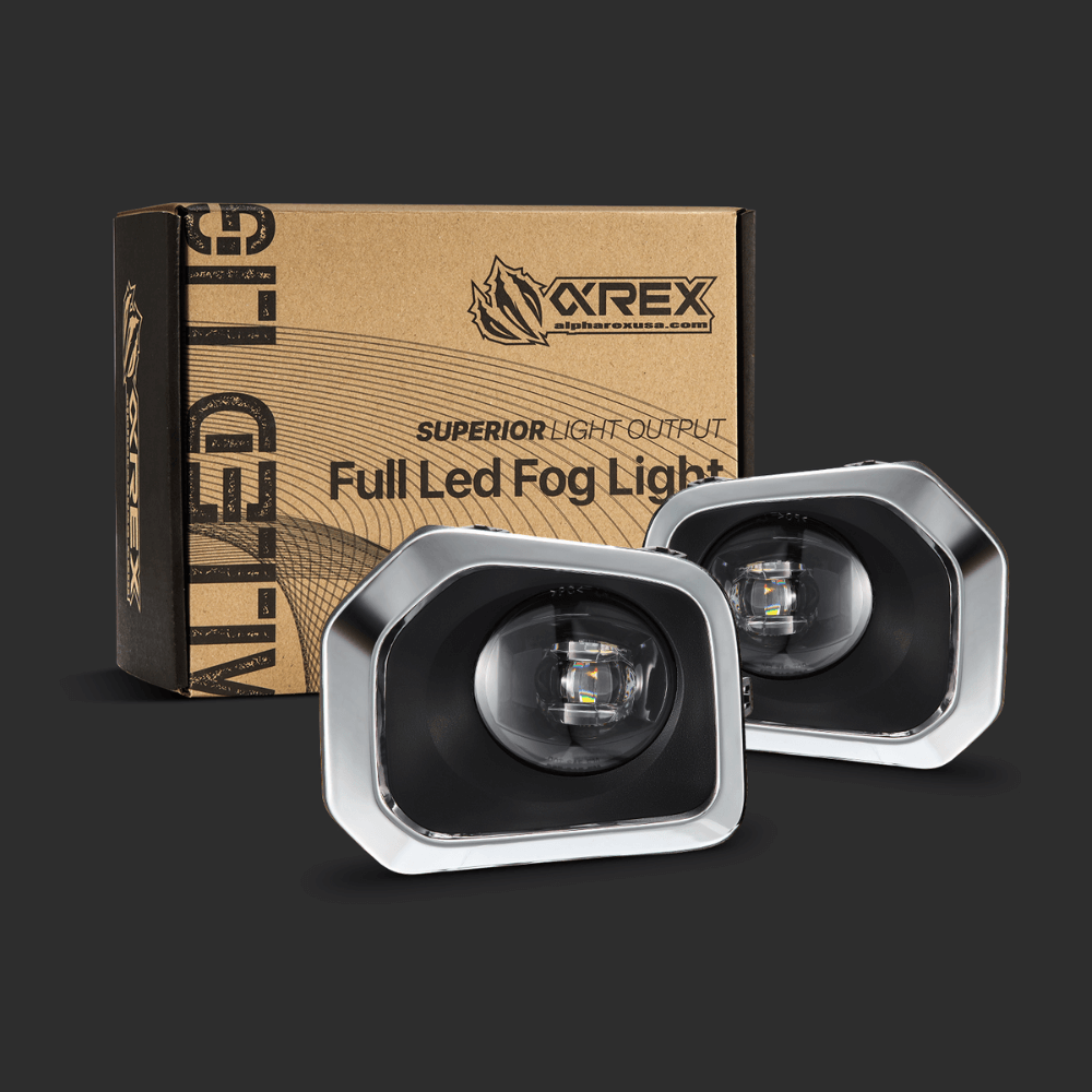 Double Tap Dual Color LED Projector Fog Lights Fits 2016-2023 Toyota Tacoma