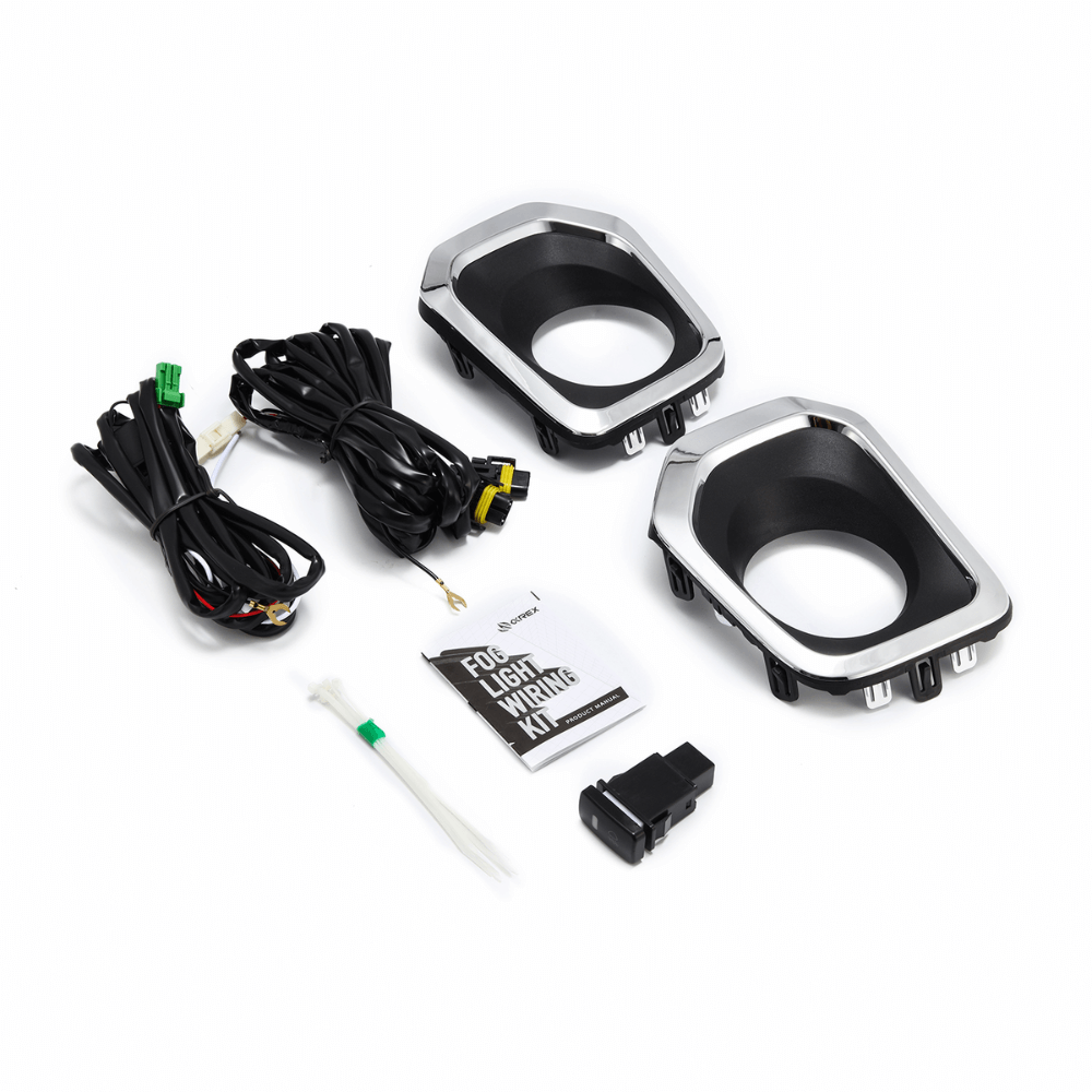 Double Tap Dual Color LED Projector Fog Lights Fits 2016-2023 Toyota Tacoma