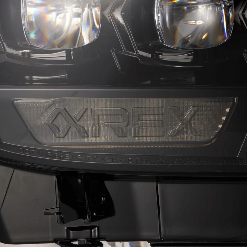 Exclusive NOVA-Series LED Projector Headlights | Amber/Clear DRL Fits 2016-2023 Toyota Tacoma