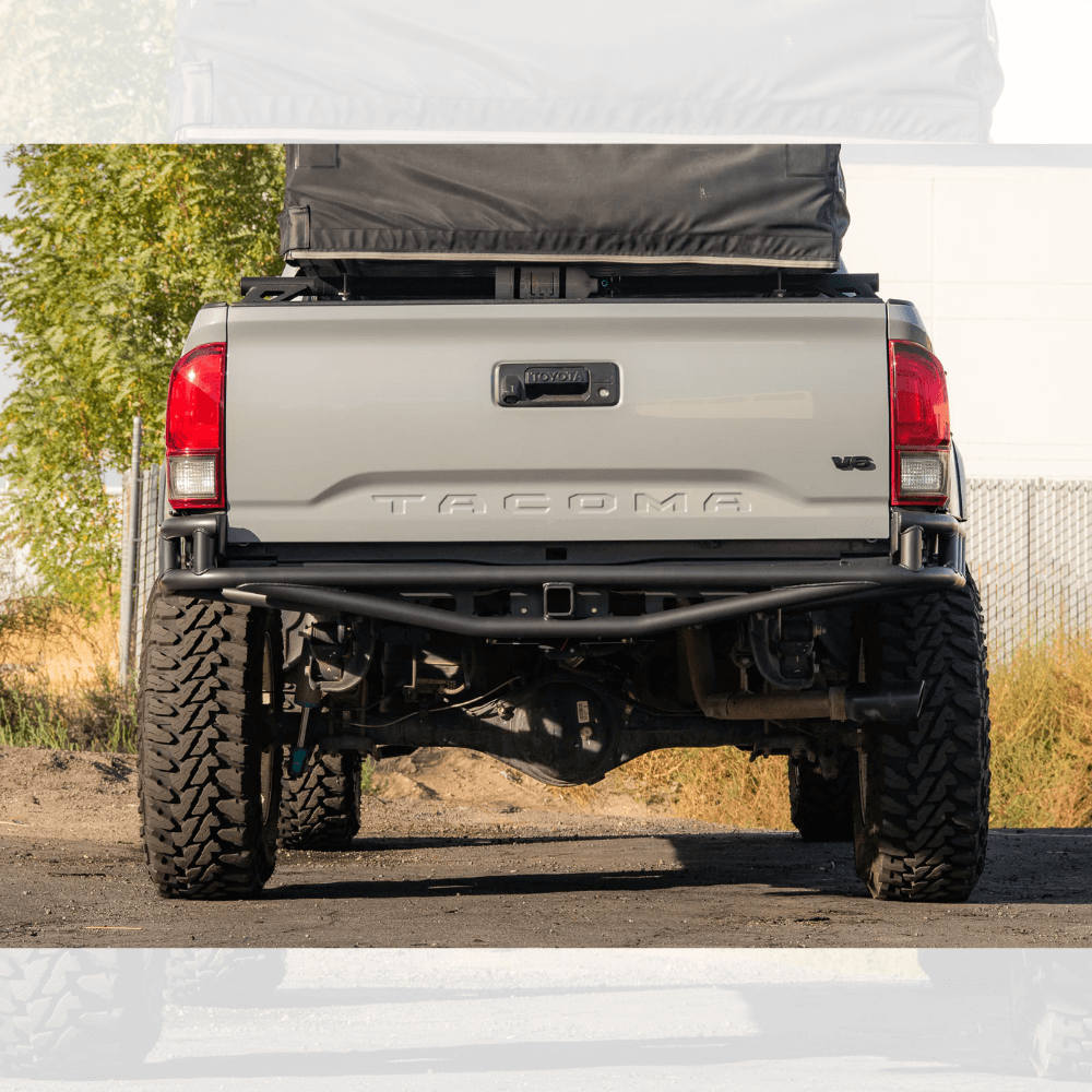 "Black Diamond Series" High Clearance Rear Bumper Fits 2016-2023 Toyota Tacoma