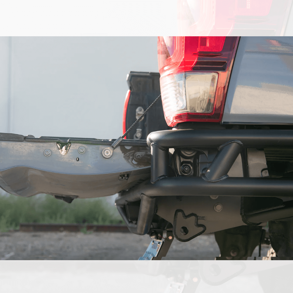 "Black Diamond Series" High Clearance Rear Bumper Fits 2016-2023 Toyota Tacoma