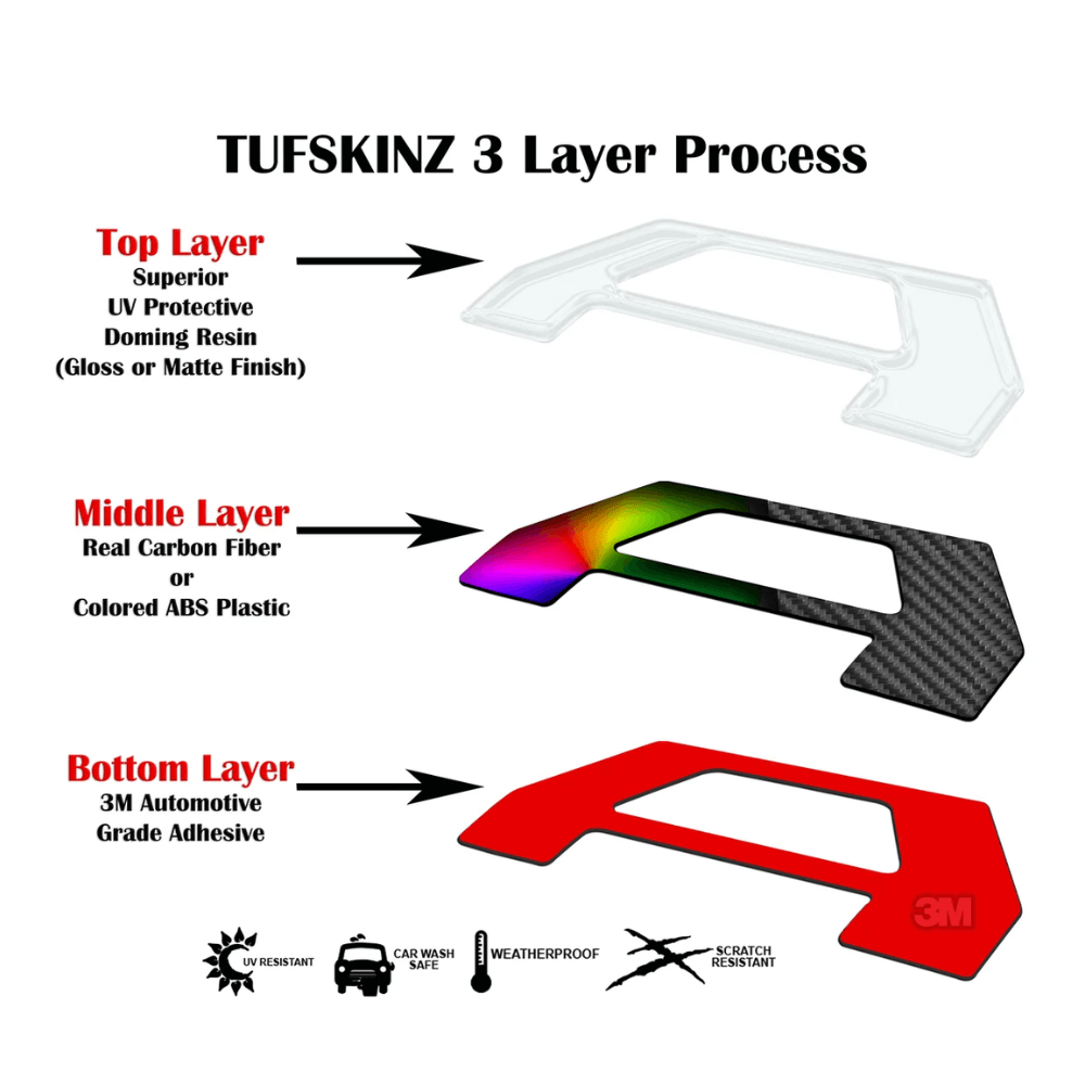 2024+ Toyota Tacoma Door Switches Accent Trim