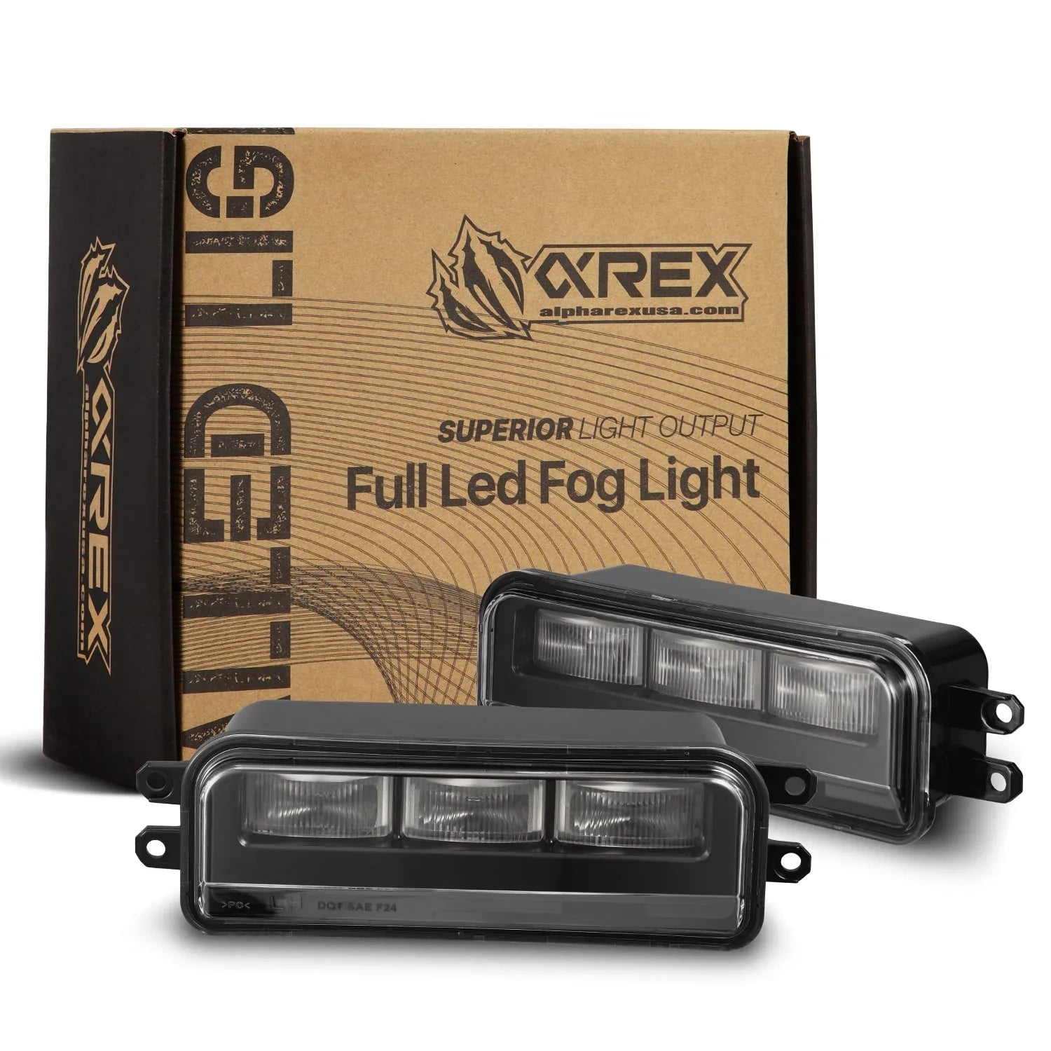 DoubleTap Dual Color LED Projector Fog Lights Fits 2024+ Toyota Tacoma