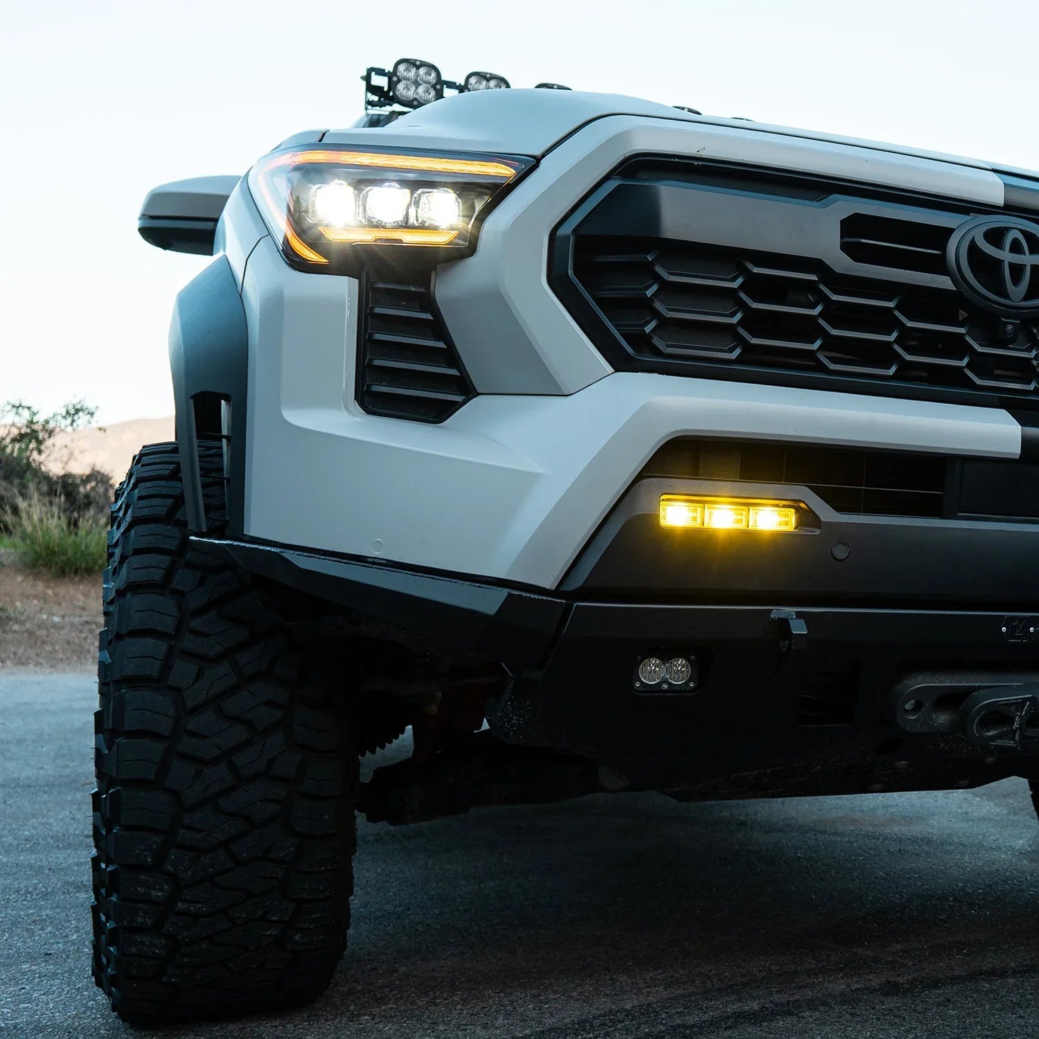 DoubleTap Dual Color LED Projector Fog Lights Fits 2024+ Toyota Tacoma