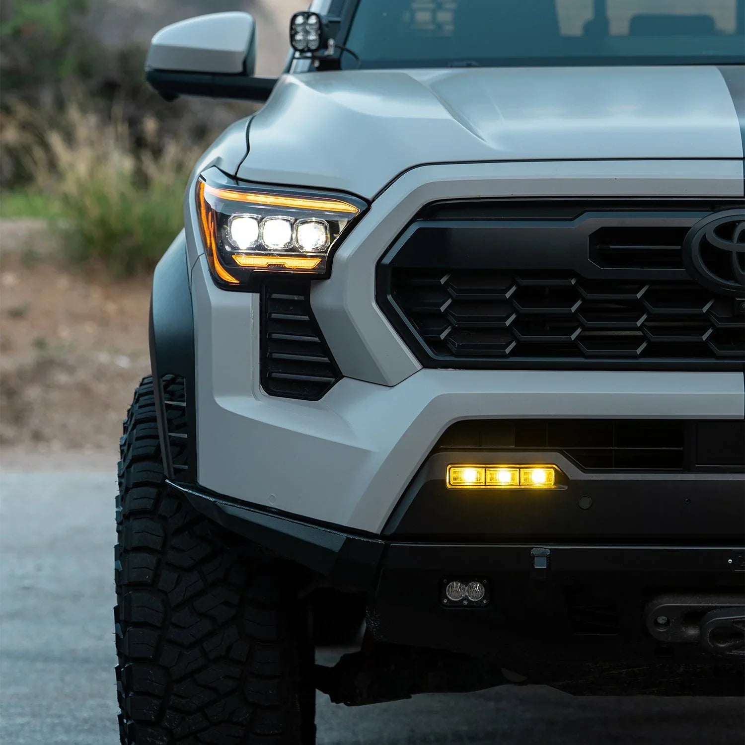 DoubleTap Dual Color LED Projector Fog Lights Fits 2024+ Toyota Tacoma