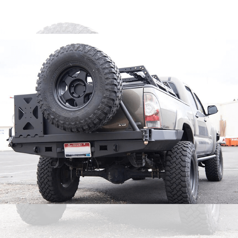 High Clearance Rear Plate Bumper Fits 2005-2015 Toyota Tacoma