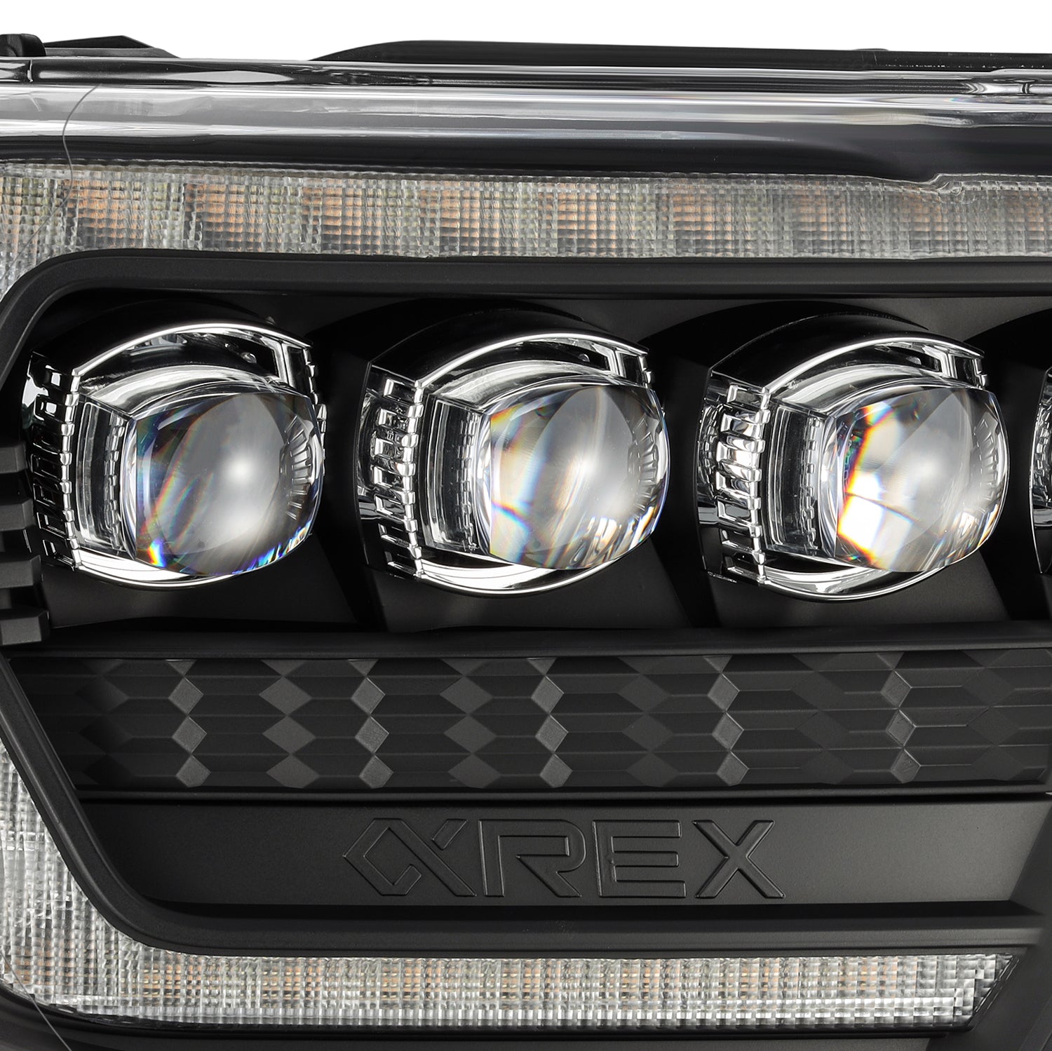 NOVA-Series LED Projector Headlights | Amber/Clear DRL Fits 2012-2015 Toyota Tacoma