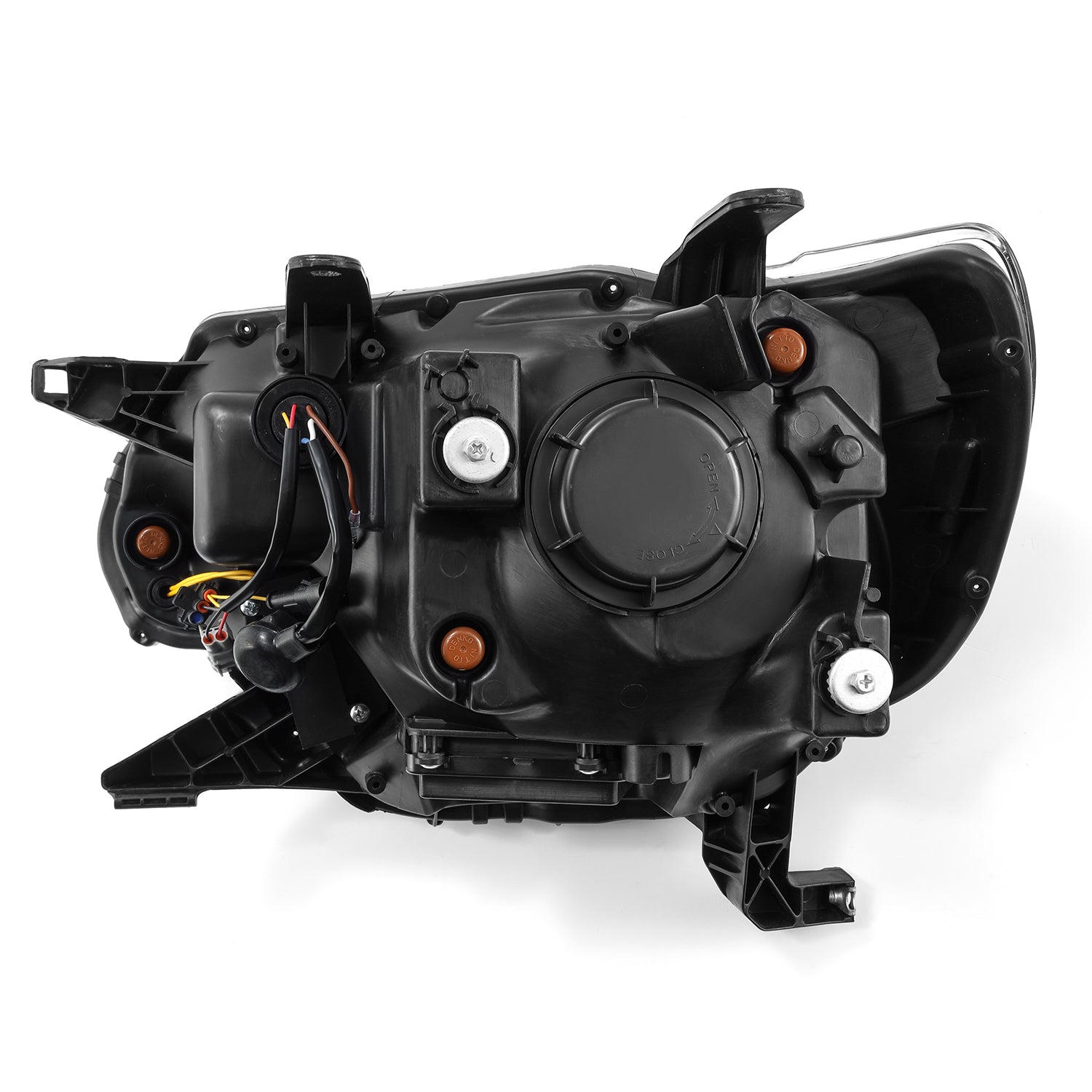 NOVA-Series LED Projector Headlights | Amber/Clear DRL Fits 2012-2015 Toyota Tacoma