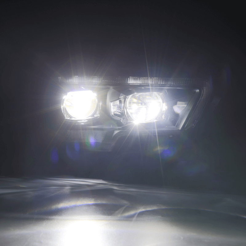 Exclusive LUXX-Series LED Projector Headlights | Amber/Clear DRL Fits 2016-2023 Toyota Tacoma