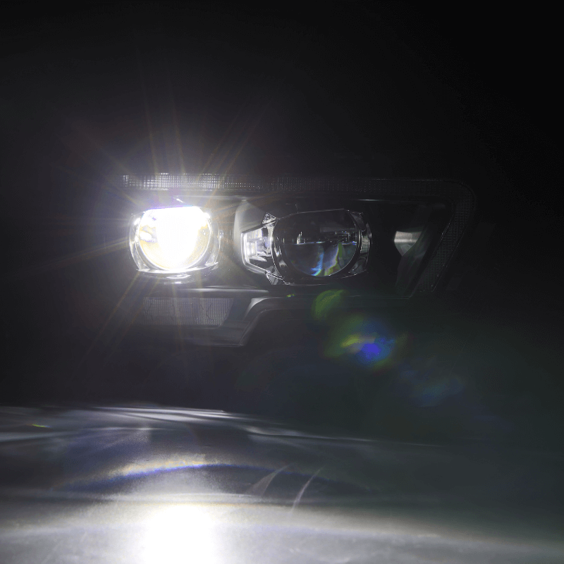 Exclusive LUXX-Series LED Projector Headlights | Amber/Clear DRL Fits 2016-2023 Toyota Tacoma