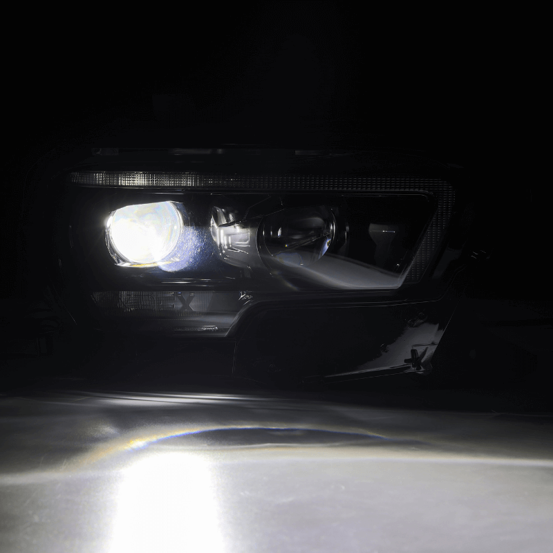 Exclusive LUXX-Series LED Projector Headlights | Amber/Clear DRL Fits 2016-2023 Toyota Tacoma