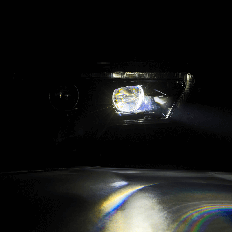 Exclusive LUXX-Series LED Projector Headlights | Amber/Clear DRL Fits 2016-2023 Toyota Tacoma