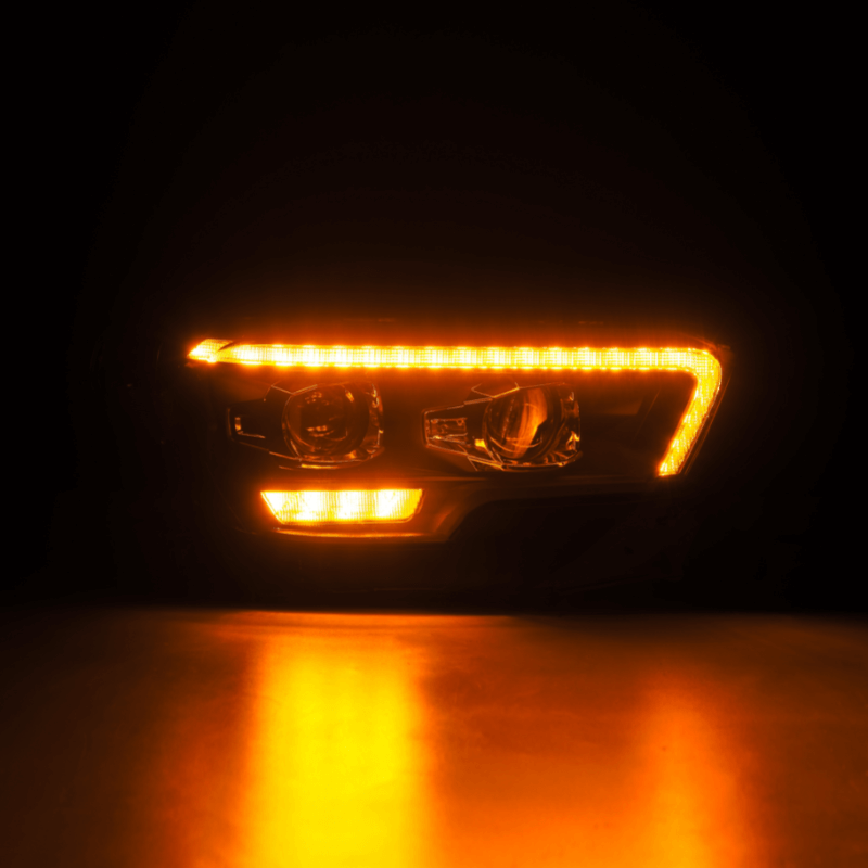 Exclusive LUXX-Series LED Projector Headlights | Amber/Clear DRL Fits 2016-2023 Toyota Tacoma