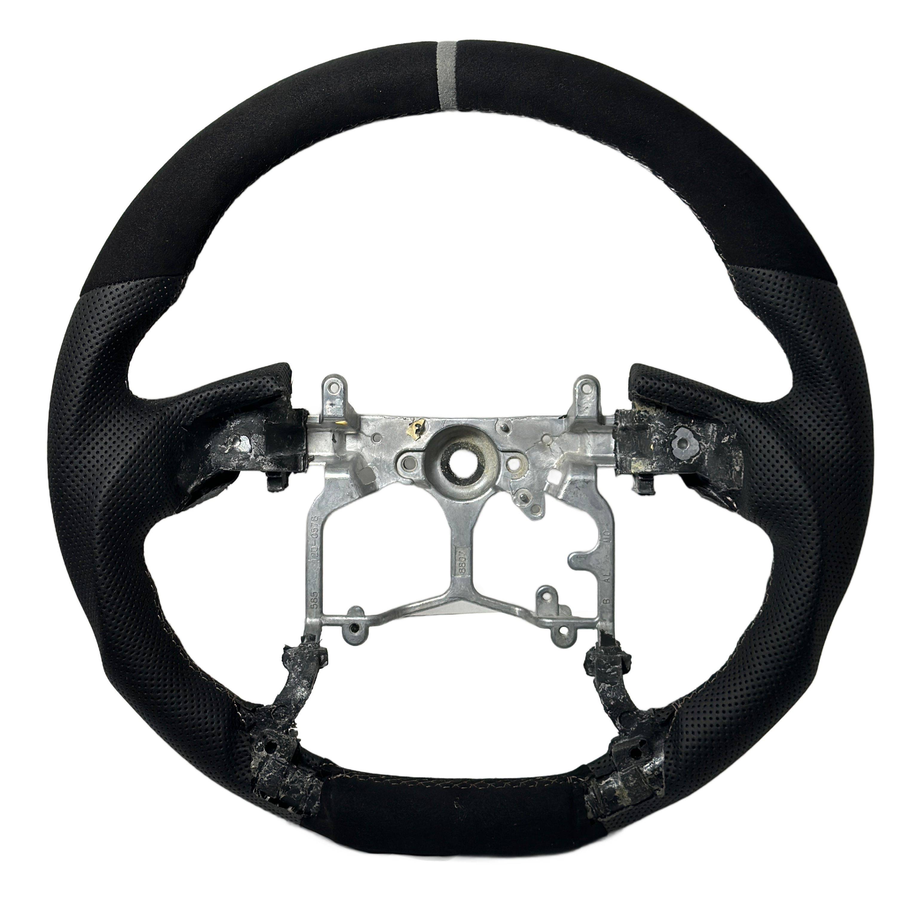 Premium Suede with Leather Steering Wheel Fits 2012-2023 Toyota Tacoma