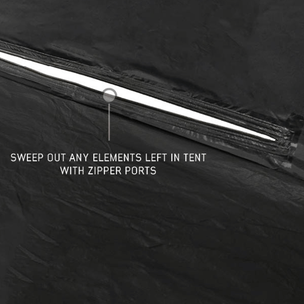 Hub Centric Ground Tent - Black Body & Grey Rainfly