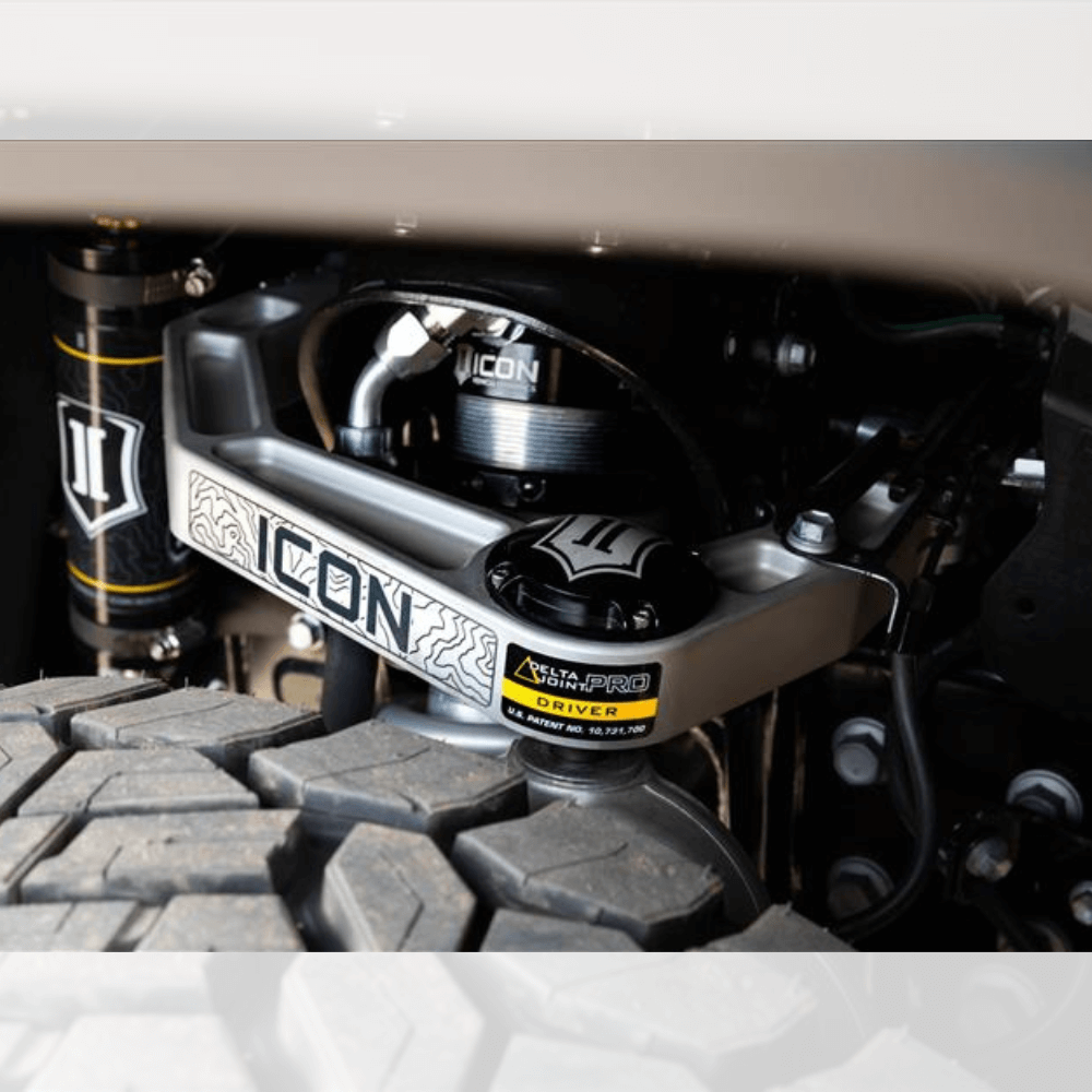 Icon Front, Billet Upper Control Arms w/ Delta Joint Pro Fits 2024+ Toyota Tacoma