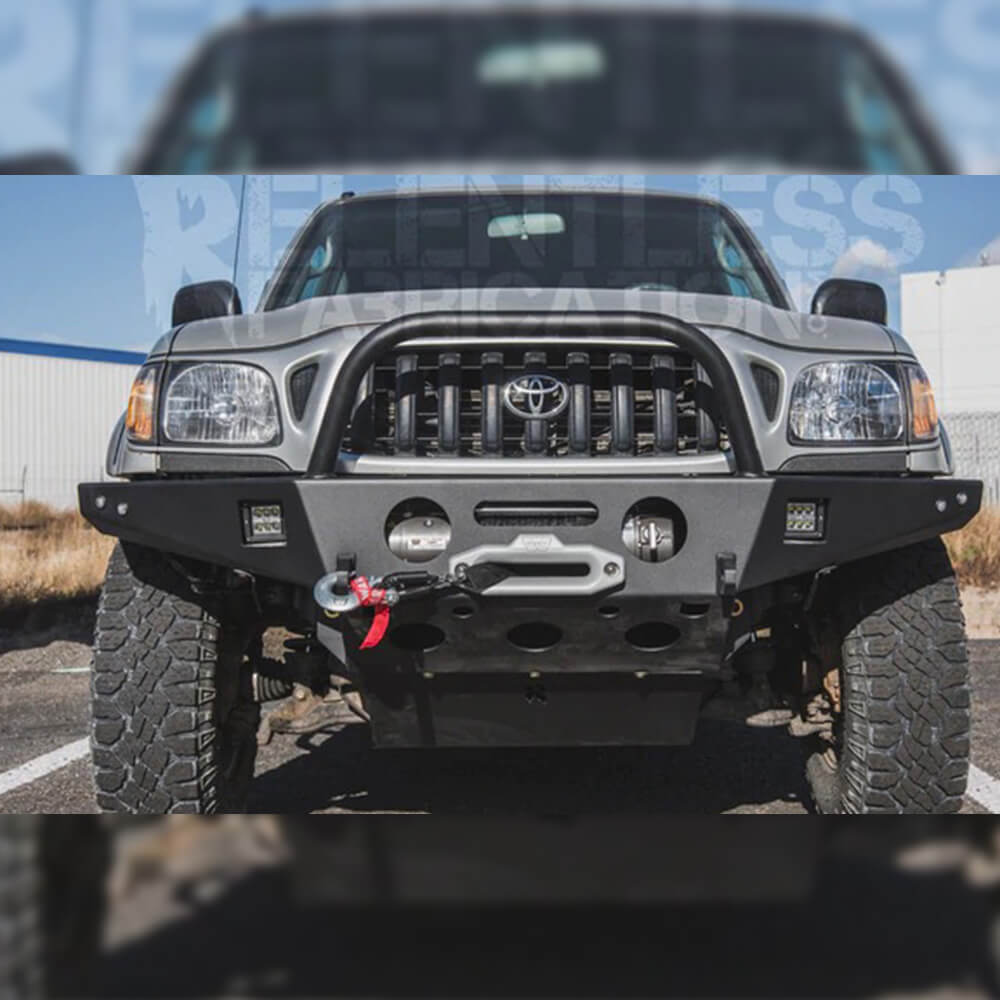 "DEFENDER" Front Plate Bumper Fits 1996-2004 Toyota Tacoma