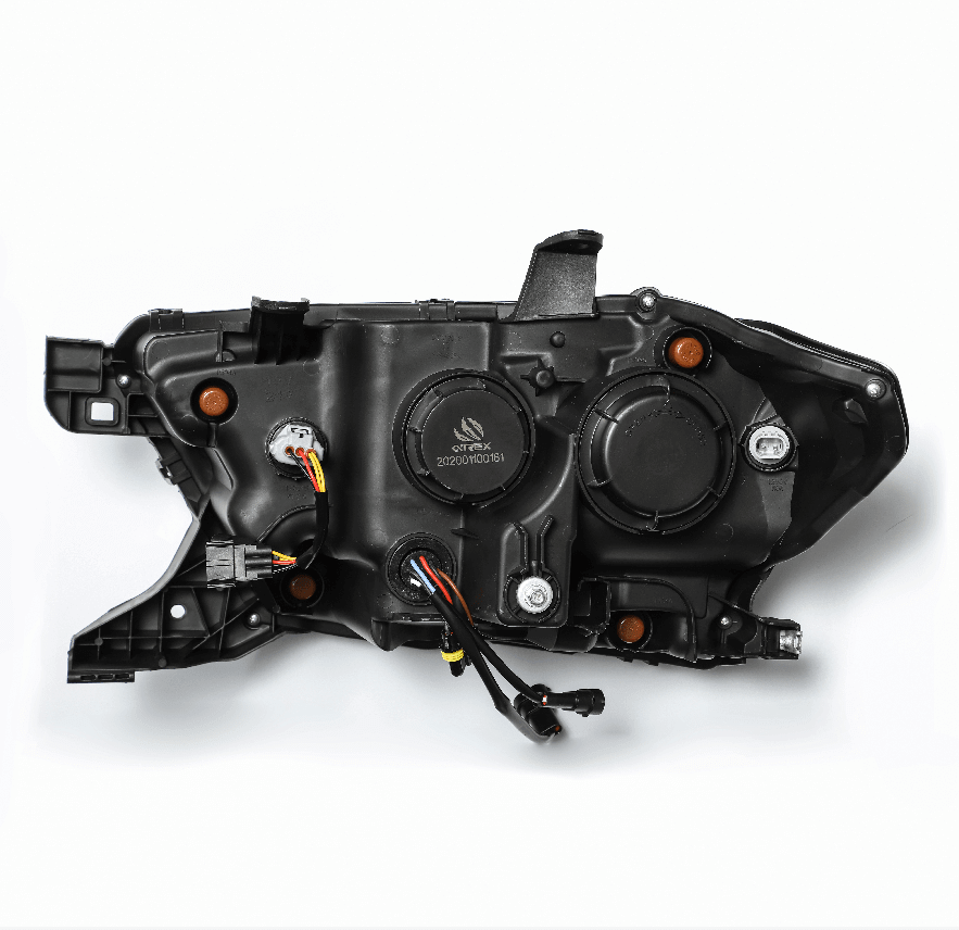 TCMBST TRD Pro-Style LED Headlights | Clear DRL - BLACK Fits 2016-2023 Toyota Tacoma