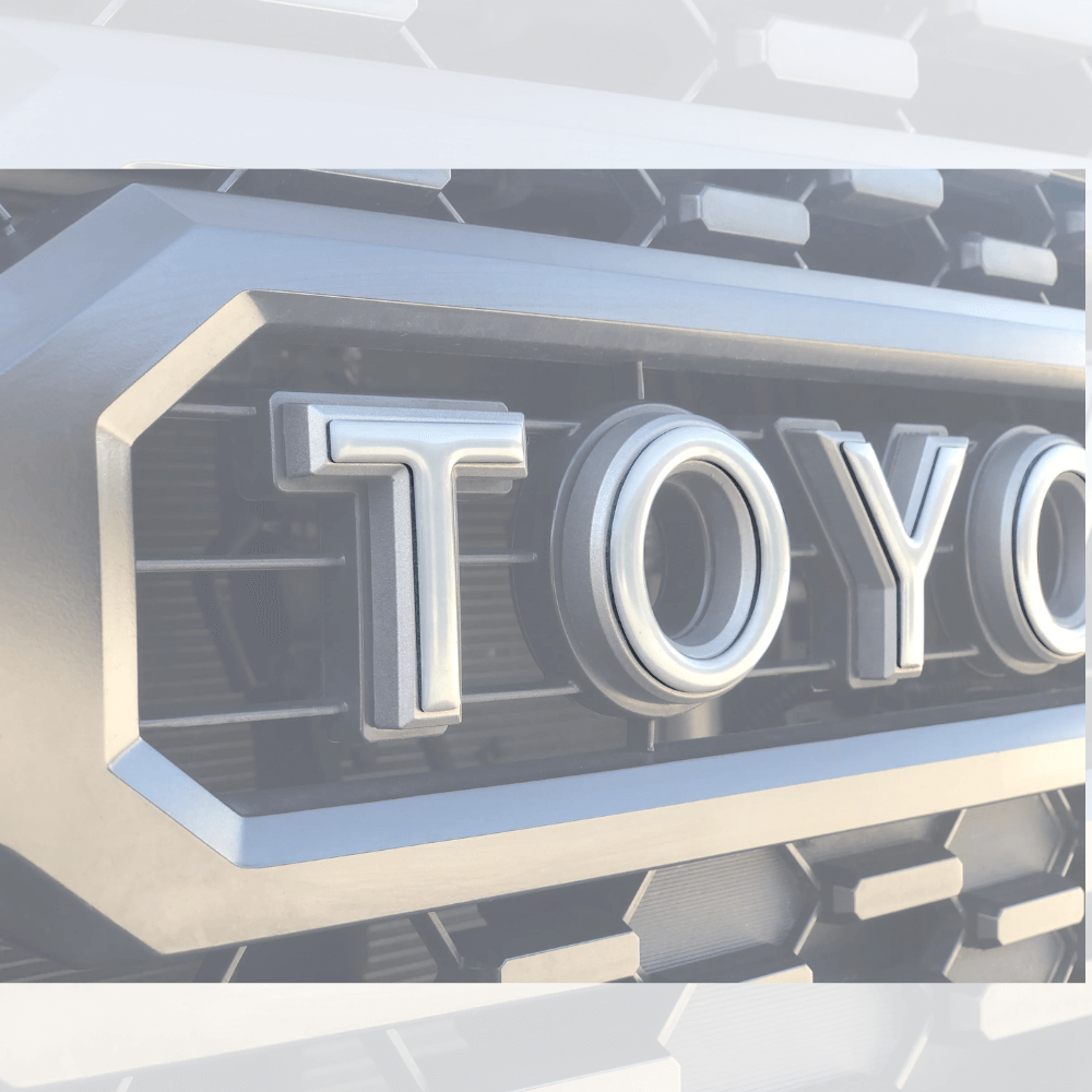 Grille Letter Overlays fits 2016-2023 Toyota Tacoma