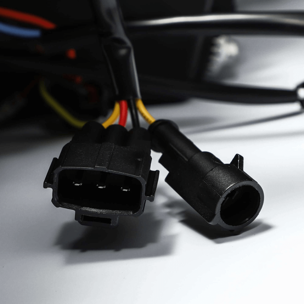 NOVA-Series LED Projector Headlights | Amber/Clear DRL Fits 2016-2023 Toyota Tacoma