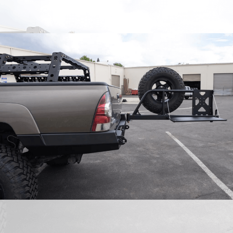 High Clearance Rear Plate Bumper Fits 2005-2015 Toyota Tacoma