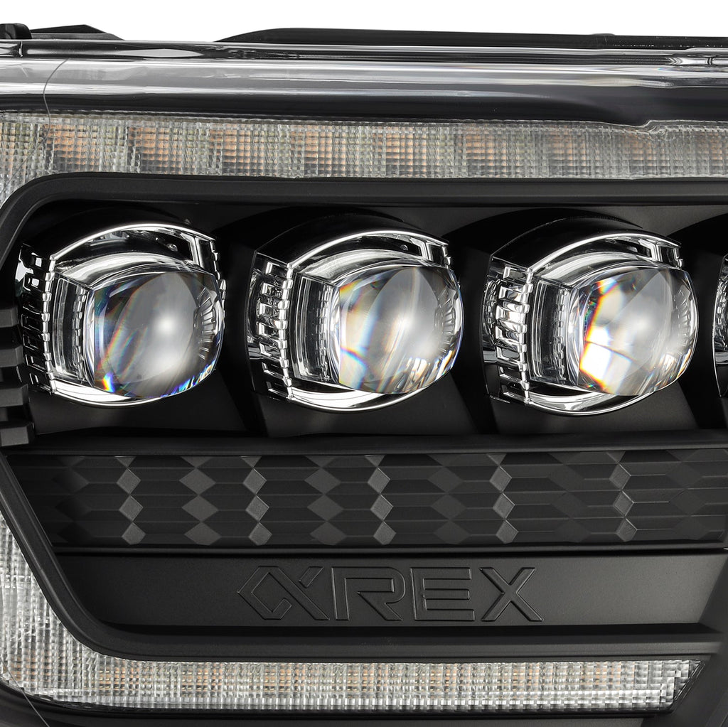 NOVA-Series LED Projector Headlights | Amber/Clear DRL Fits 2012-2015 Toyota Tacoma