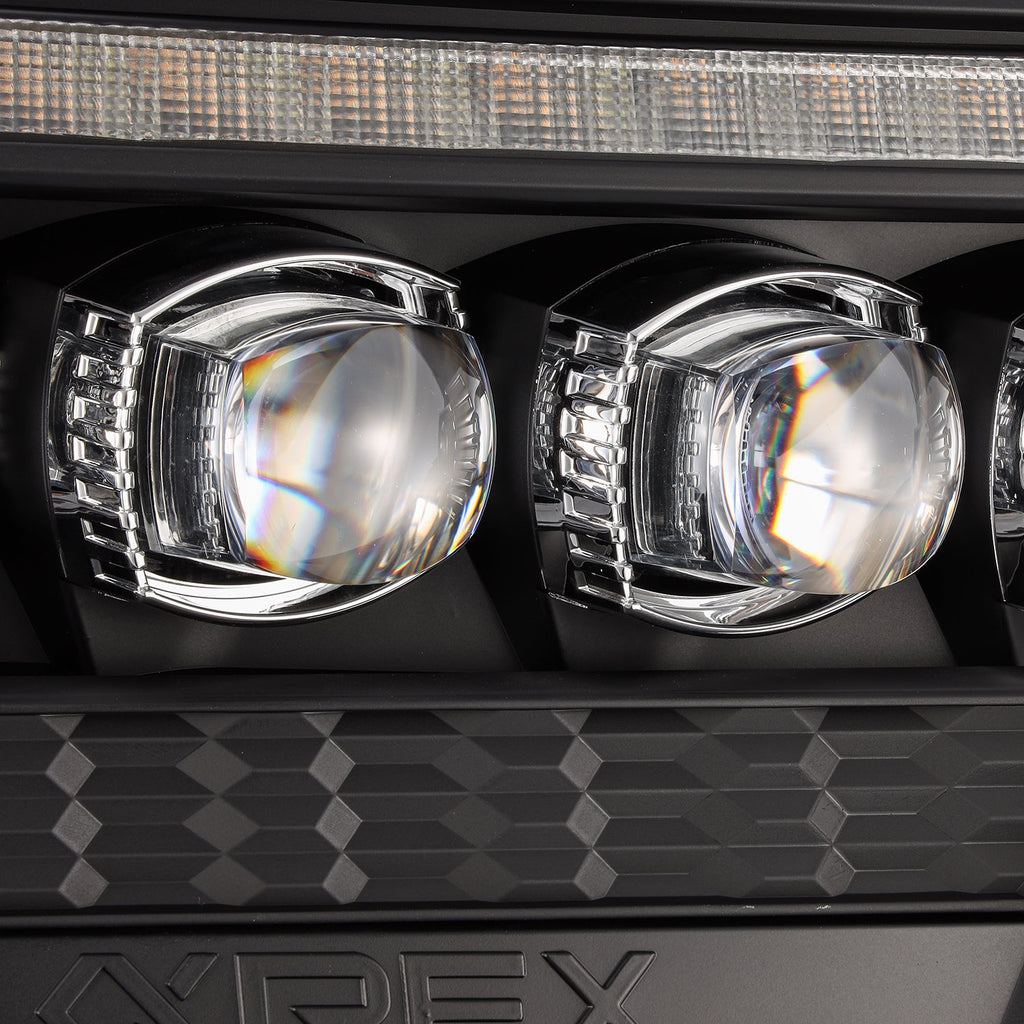 NOVA-Series LED Projector Headlights | Amber/Clear DRL Fits 2012-2015 Toyota Tacoma