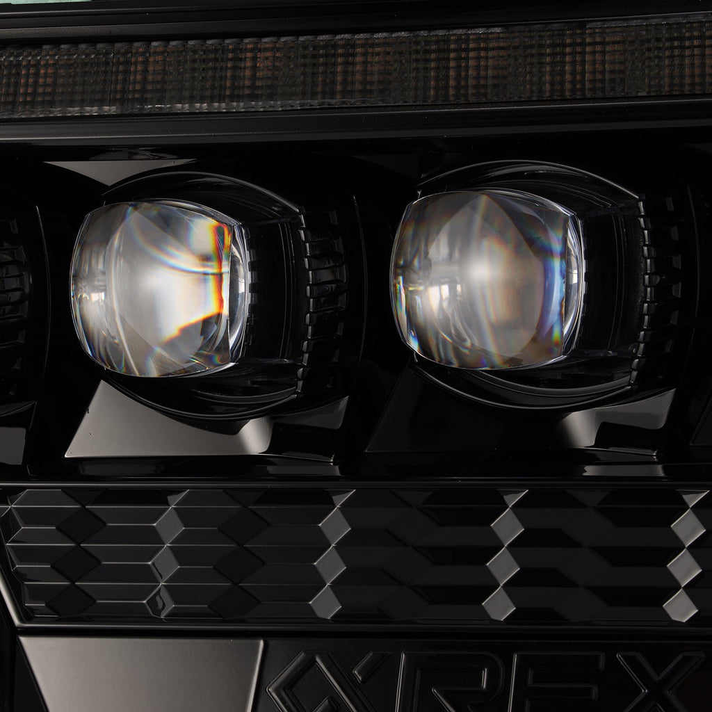 NOVA-Series LED Projector Headlights | Amber/Clear DRL Fits 2012-2015 Toyota Tacoma