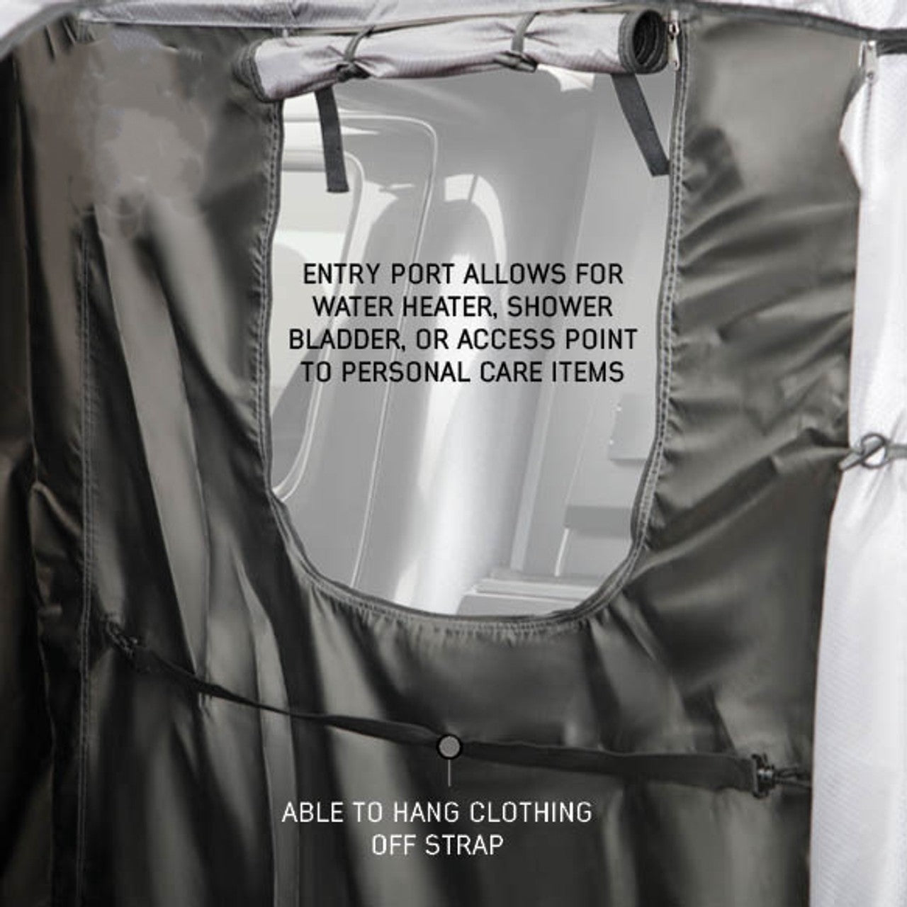 HD Nomadic 2 Person Quick Deploying Car-Side Shower & Privacy Room Combo