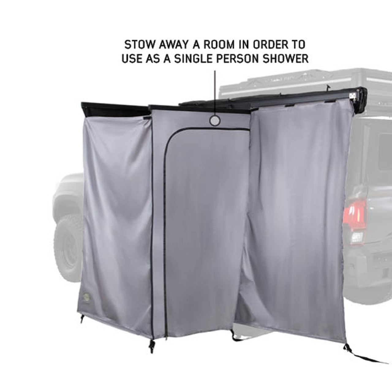 HD Nomadic 2 Person Quick Deploying Car-Side Shower & Privacy Room Combo