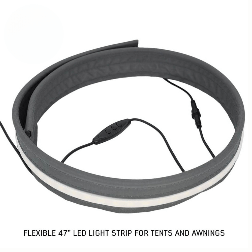 Flexible 47" LED Light with Dimmer and Adaptor for Roof Top Tent and Awning