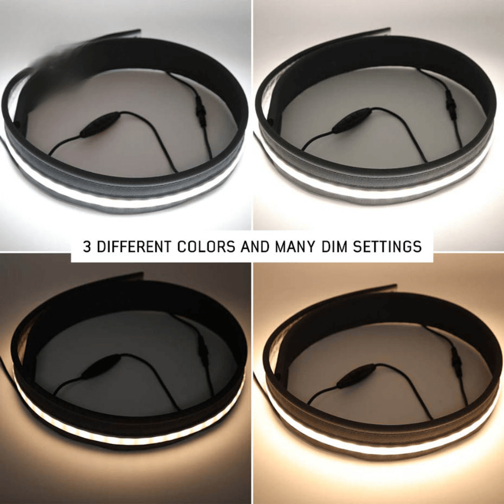 Flexible 47" LED Light with Dimmer and Adaptor for Roof Top Tent and Awning