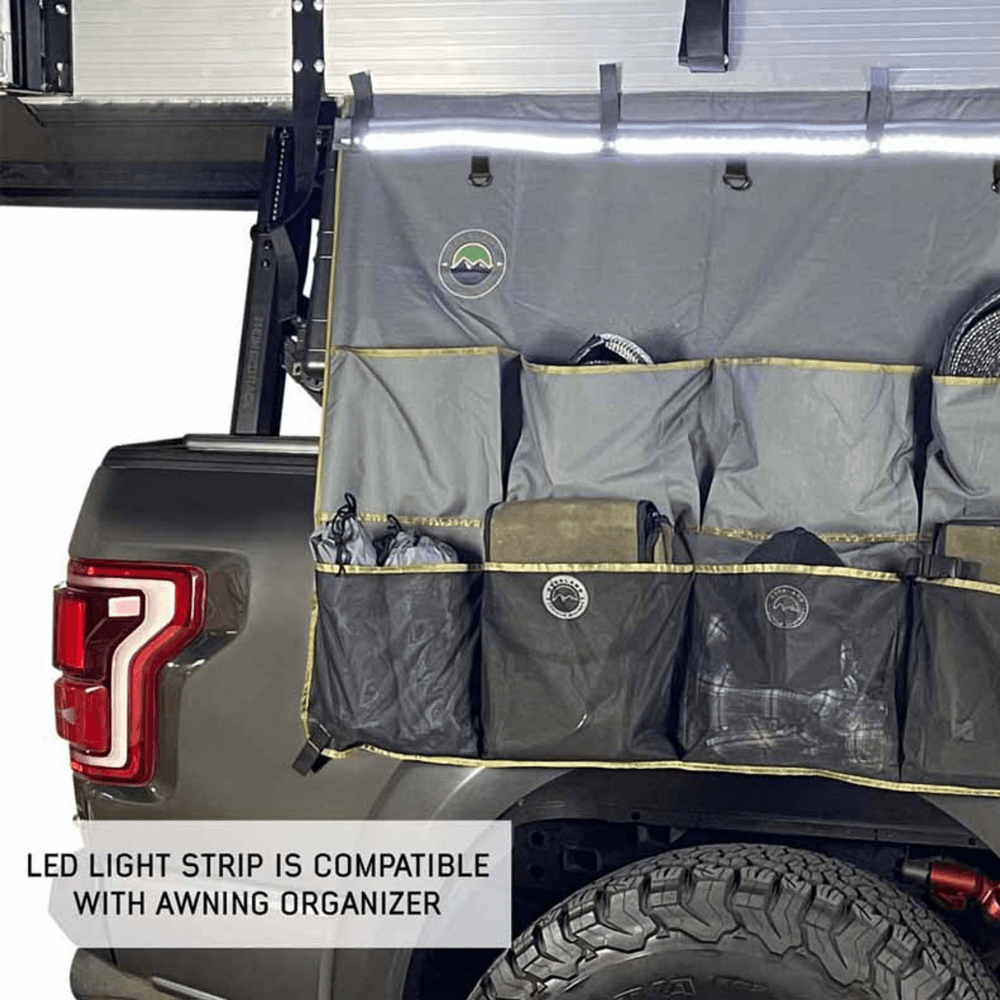 Flexible 47" LED Light with Dimmer and Adaptor for Roof Top Tent and Awning