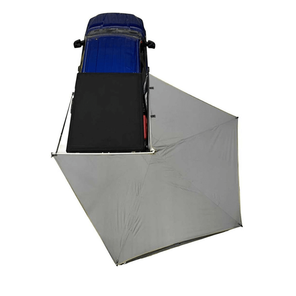 HD Nomadic 270 LT Awning - Dark Gray With Black Travel Cover Universal