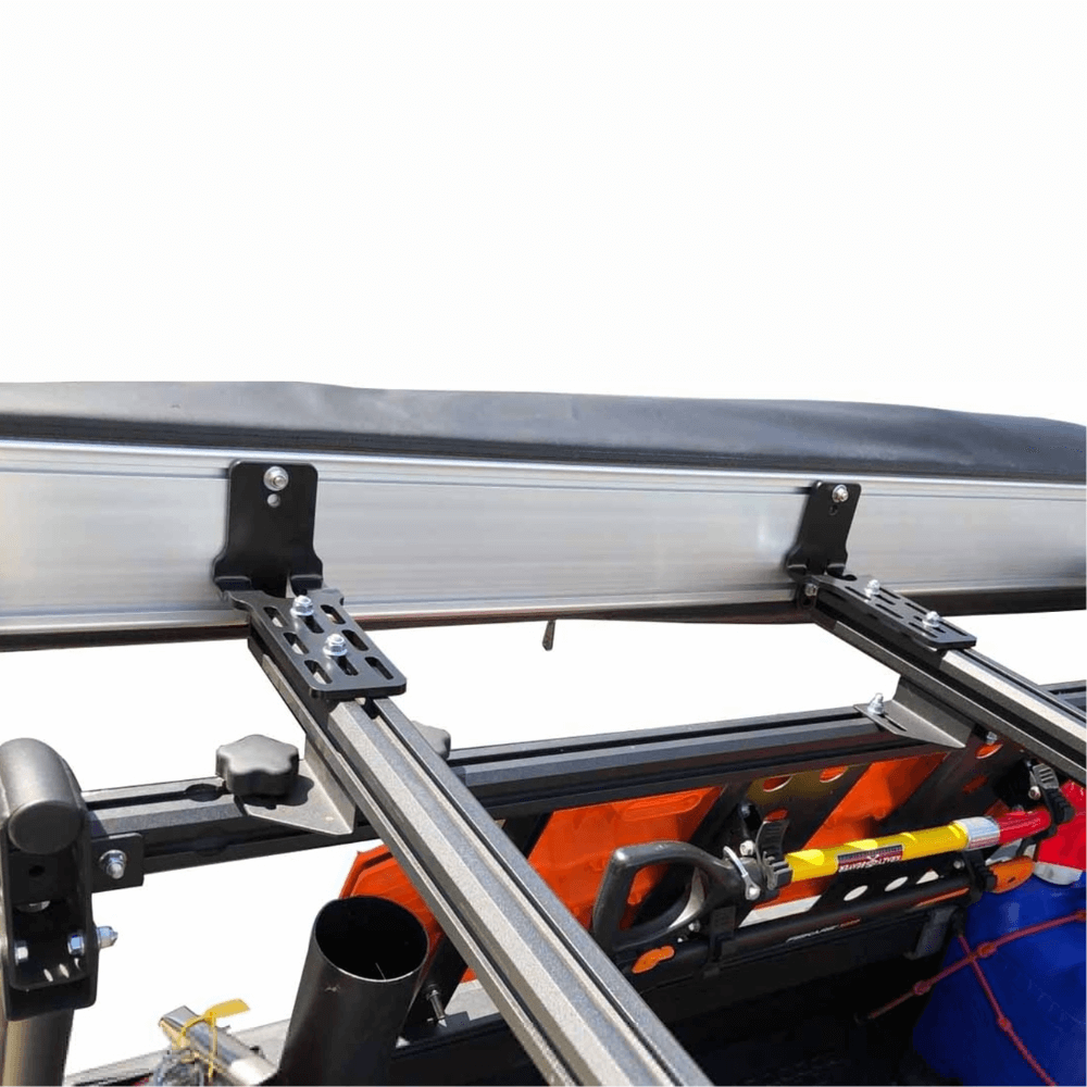 HD Nomadic 270 LT Awning - Dark Gray With Black Travel Cover Universal