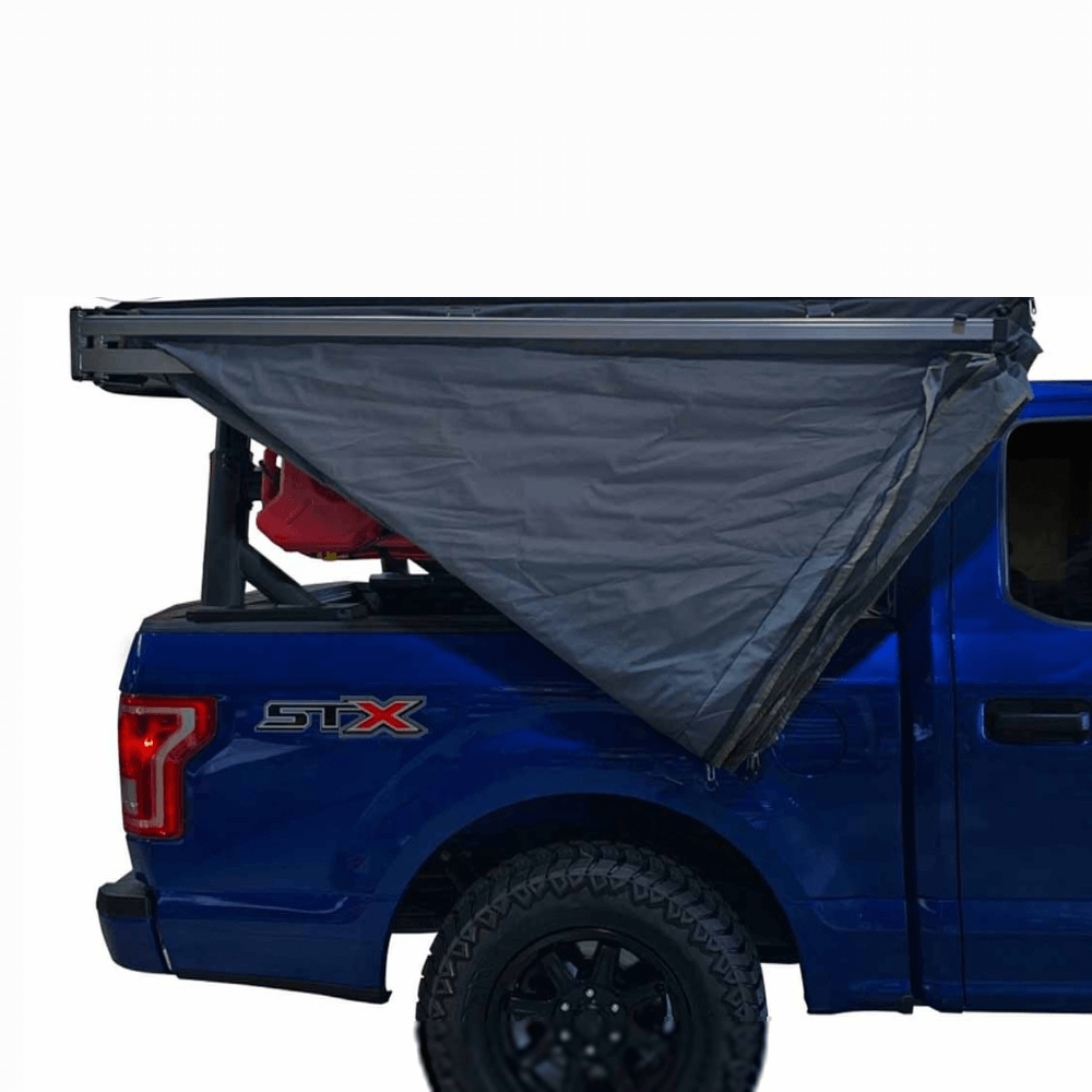 HD Nomadic 270 LT Awning - Dark Gray With Black Travel Cover Universal