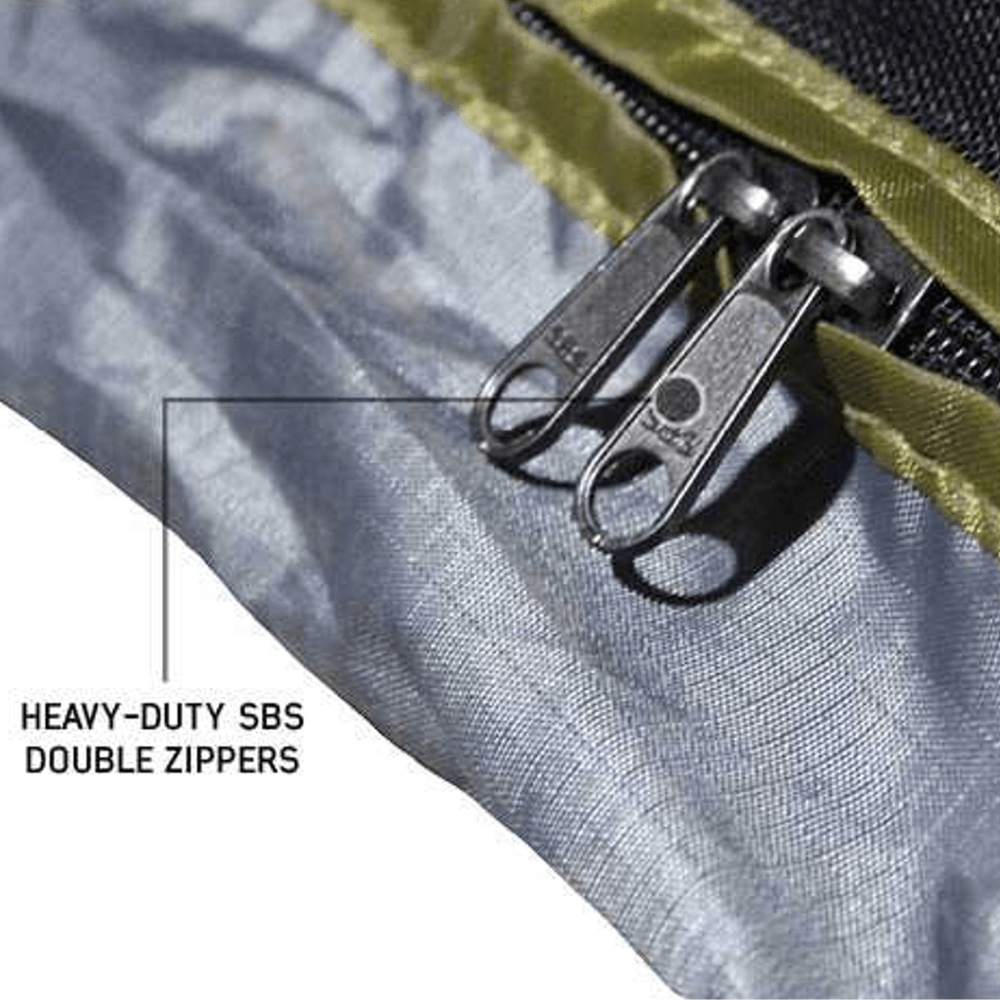 HD Nomadic Awning Room Enclosure, Grey Body, Green Trim (4 Walls & Floor)