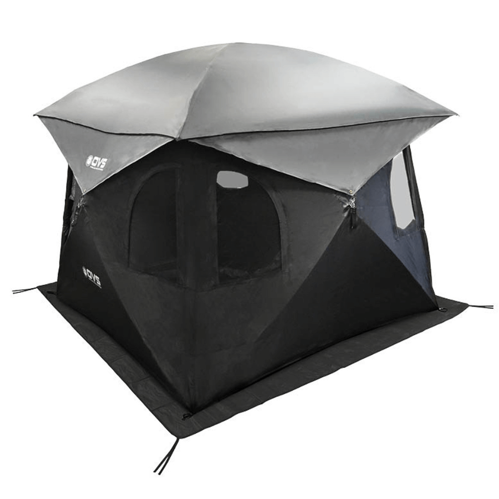 Hub Centric Ground Tent - Black Body & Grey Rainfly