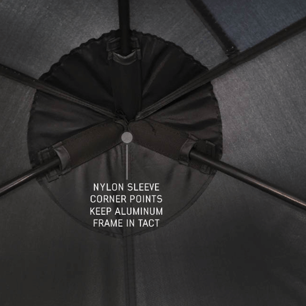 Hub Centric Ground Tent - Black Body & Grey Rainfly