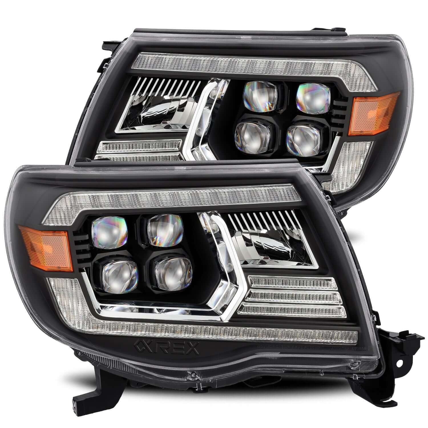 NOVA-Series LED Projector Headlights | Clear DRL Fits 2005-2011 Toyota Tacoma