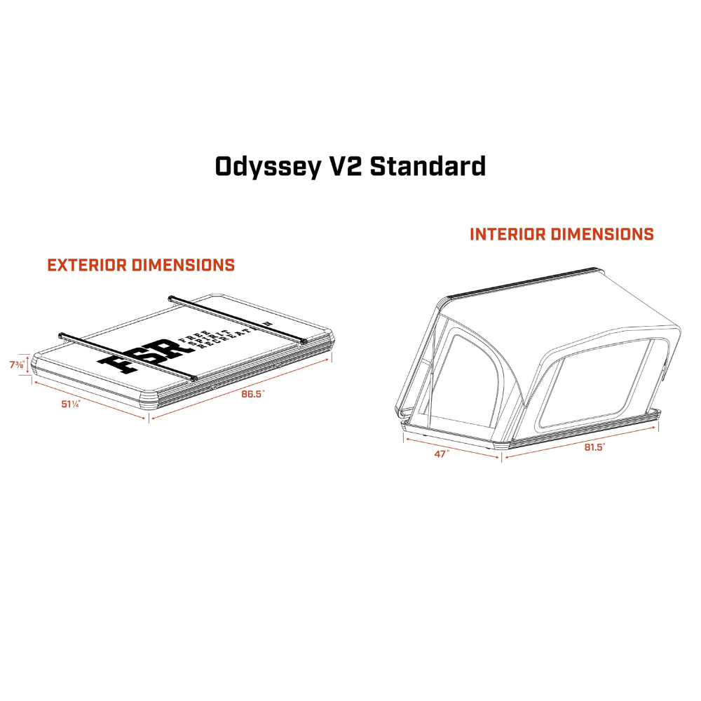 Odyssey V2 Standard - Rooftop Tent