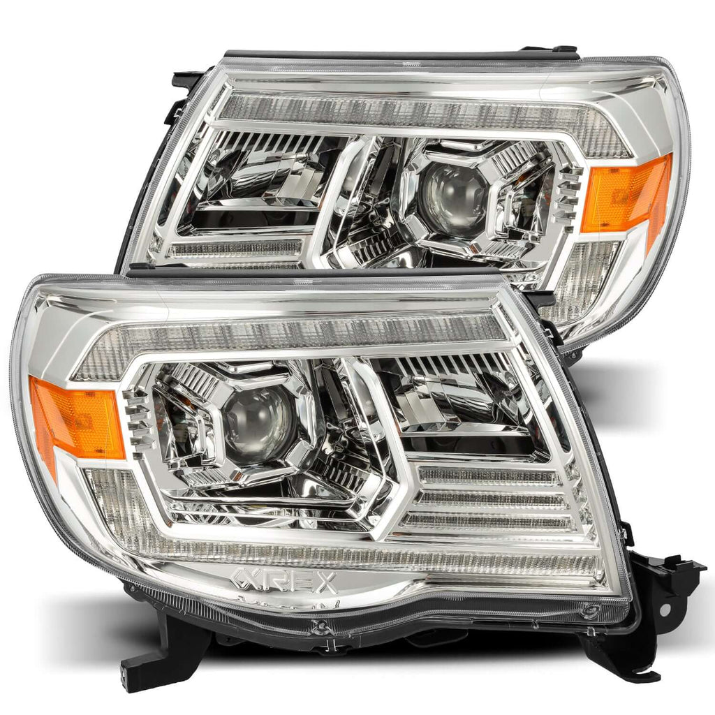 PRO-Series Projector Headlights | Clear DRL Fits 2005-2011 Toyota Tacoma