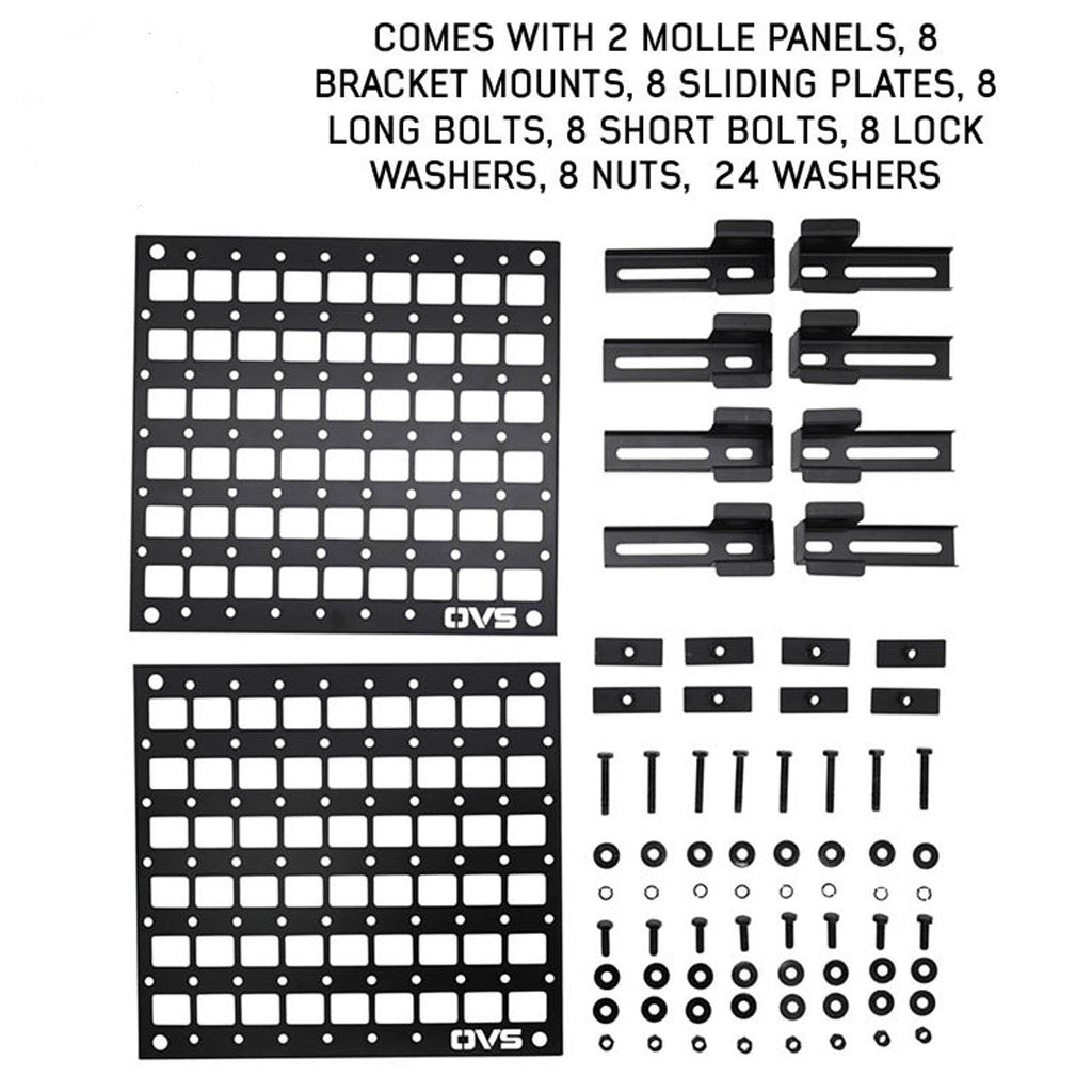 Side Frame Molle Panels (Pair) for Expedition Truck Cap