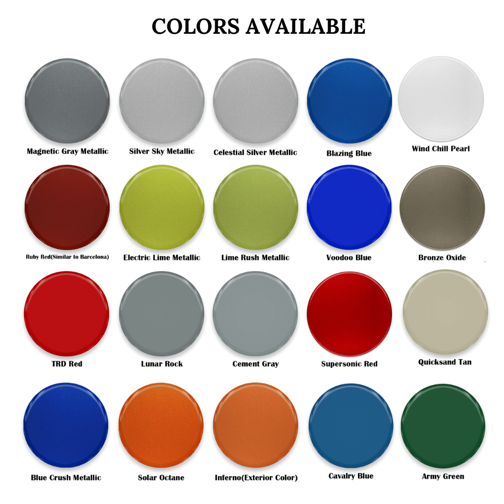 Tailgate Letter Insert fits 2016-2023 Toyota Tacoma