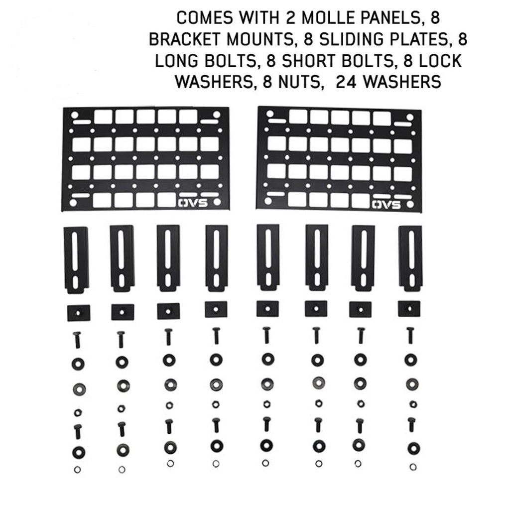 Under Side Door Molle Panels (Pair) for Expedition Truck Cap