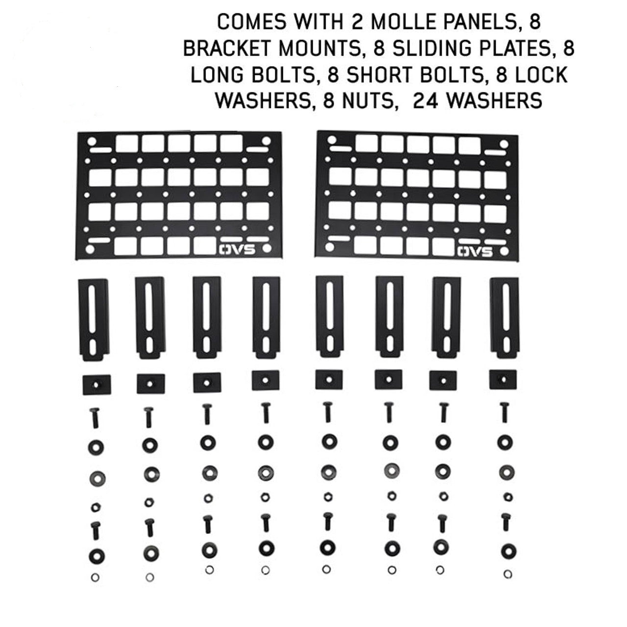 Under Side Door Molle Panels (Pair) for Expedition Truck Cap