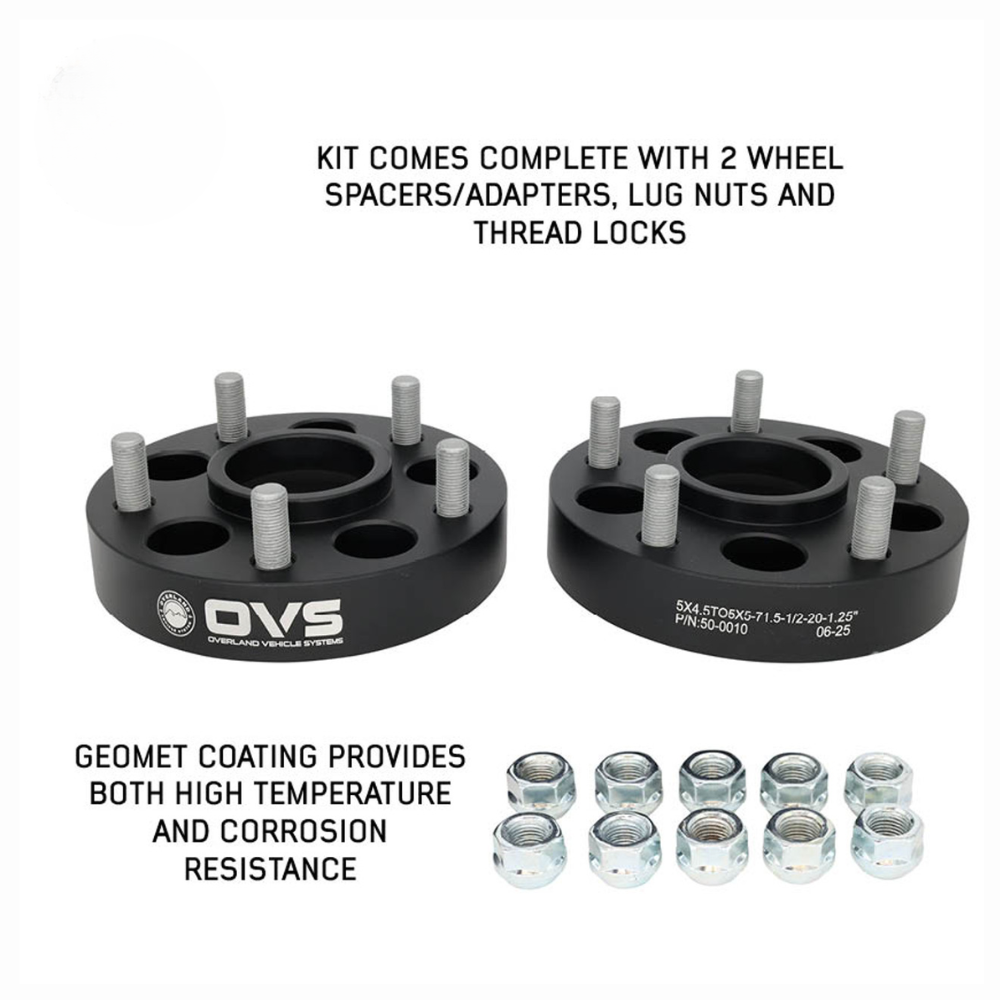 Wheel Spacer/Adapters - Sold in Pairs