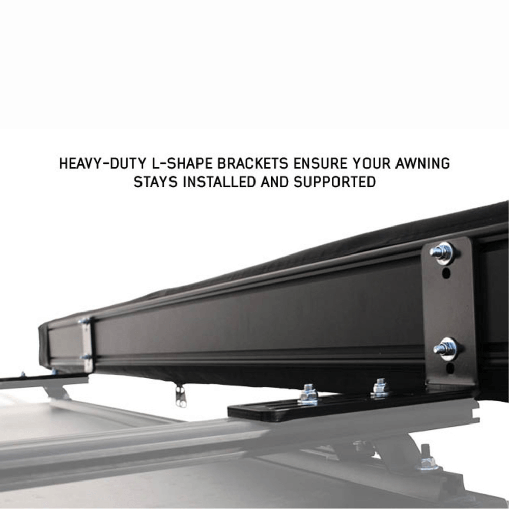 XD Nomadic Self-Deploying 90 Degree Awning with Lights & Black Out Fabric Universal